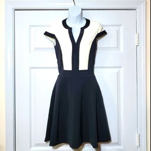 NWT H&M black and white dress